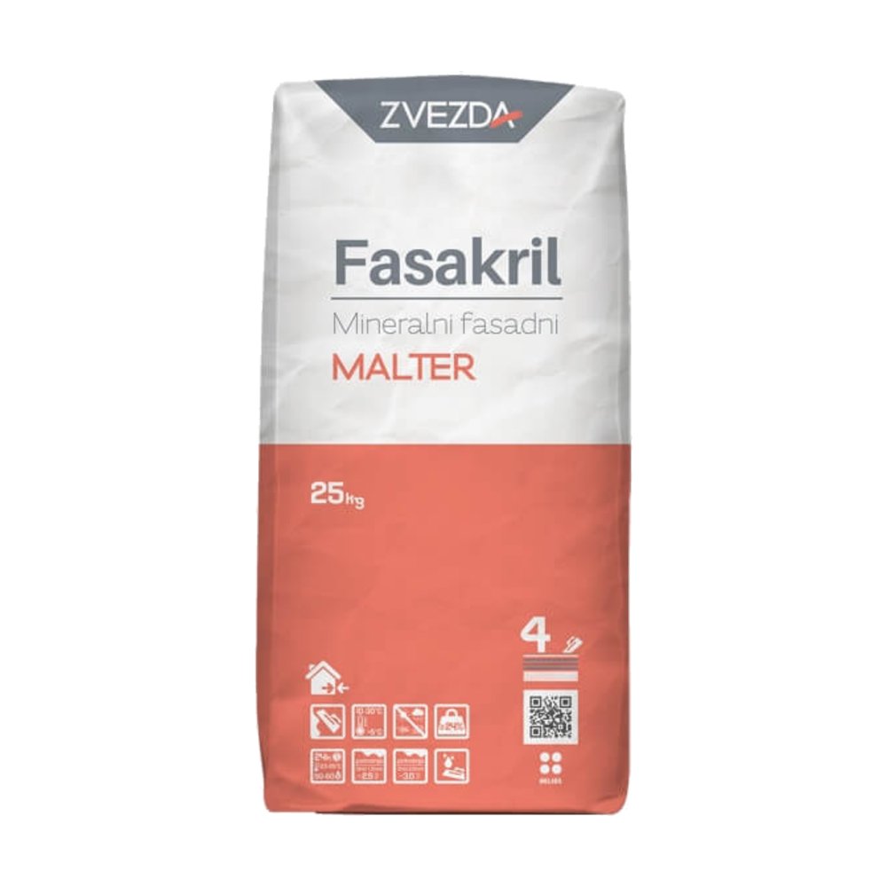 FASAKRIL Mineralni fasadni malter | Zvezda