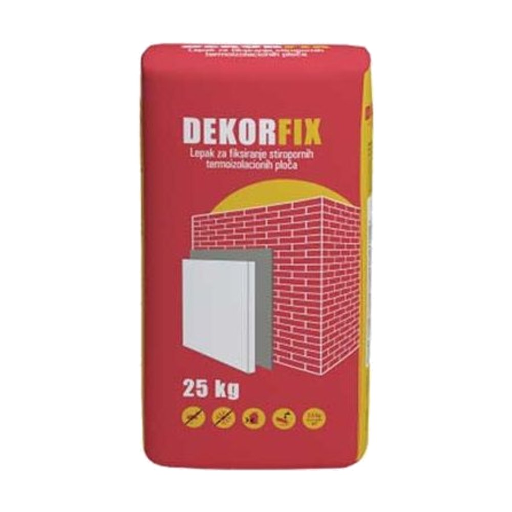 Dekorfix lepak za stiropor 25kg
