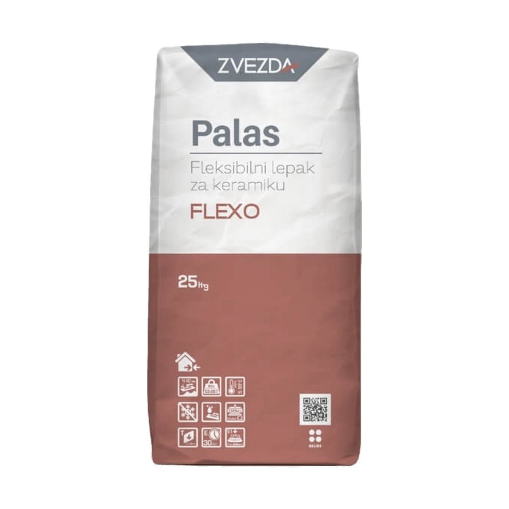PALAS Fleksibilni lepak za keramiku FLEXO | Zvezda