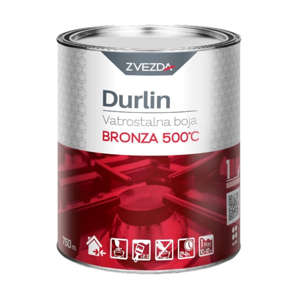 DURLIN Vatrostalna boja Bronza 500°C | Zvezda